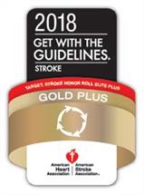 AHA Stroke Gold Plus badge